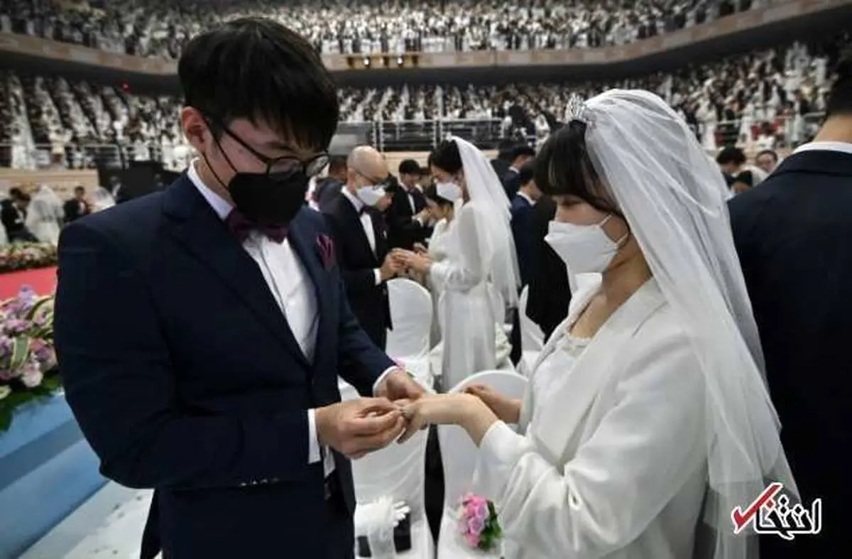 برگزاری عروسی دسته جمعی در هنگ کنگ+عکس