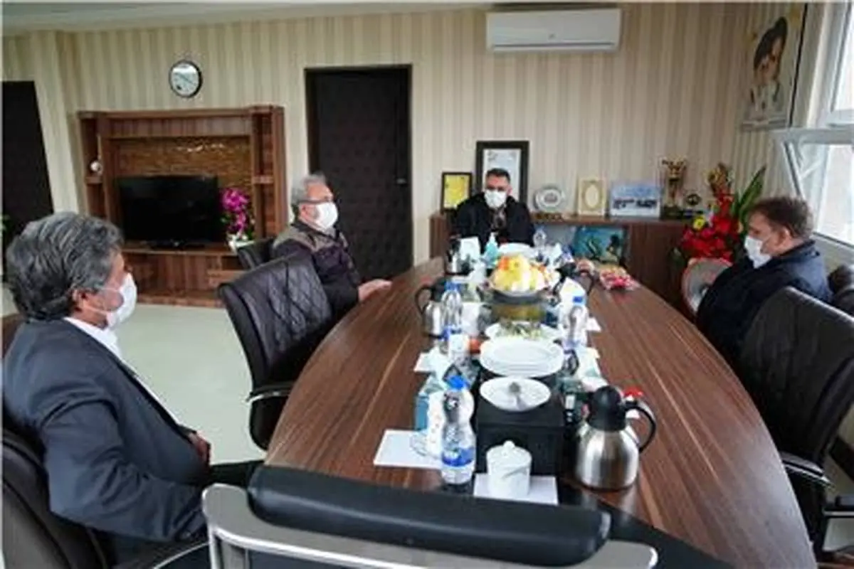 دیدار شهردار و شورای اسلامی شهر سنگان با مدیریت مجتمع سنگان