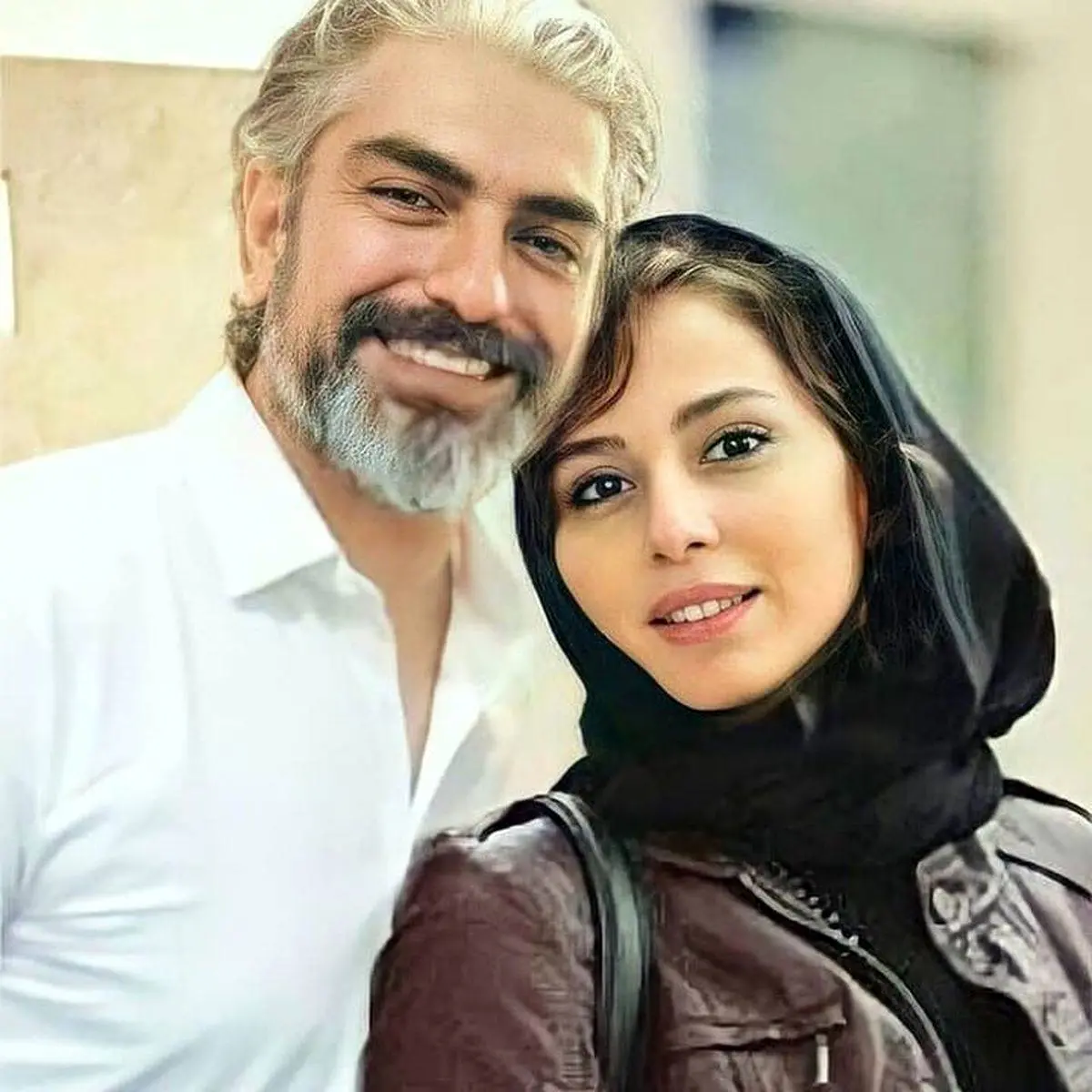 قاب عاشقانه مهدی پاکدل و همسر دومش | رعنا آزادی ور در این عکس چه دلبری می کند!