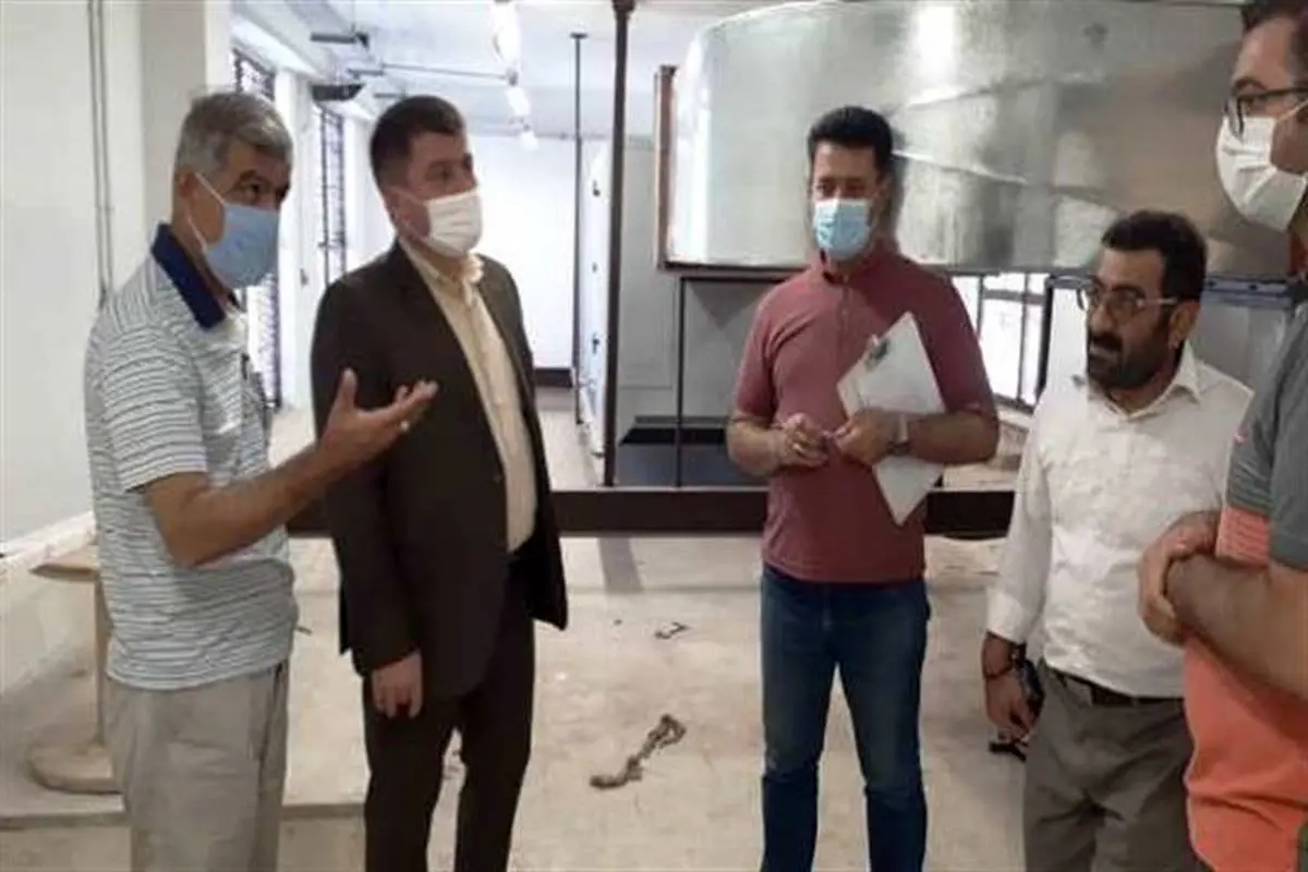 بازدید مدیر درمان تامین اجتماعی کردستان از پروژه درمانگاه دیواندره