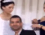 ازدواج دوم در حضور همسر اول در ایران | صمیمت داماد با همسر اول در مراسم عقدش +عکس