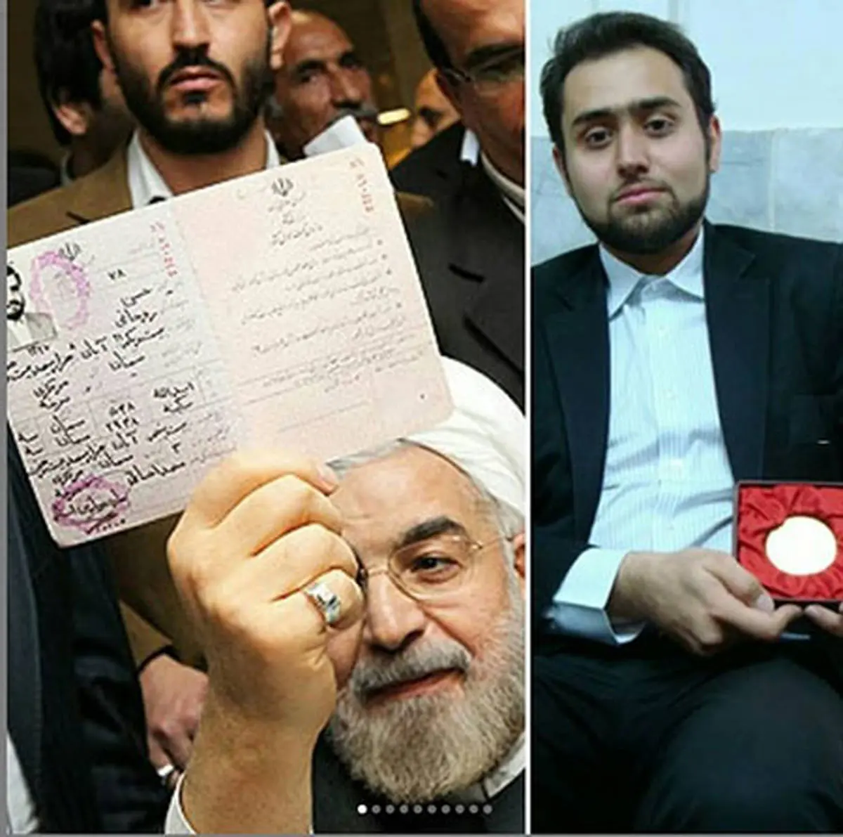 موضع داماد روحانی پس از ثبت نام در انتخابات  + فیلم