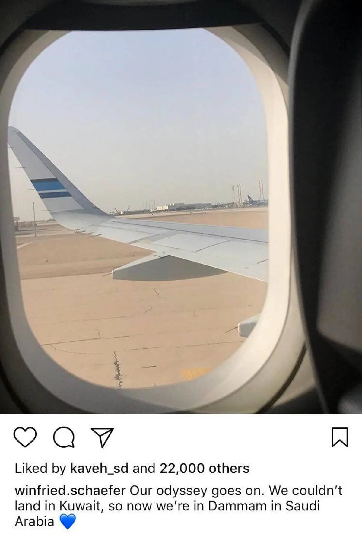 واکنش شفر به فرود هواپیمای استقلالی‌ها در عربستان