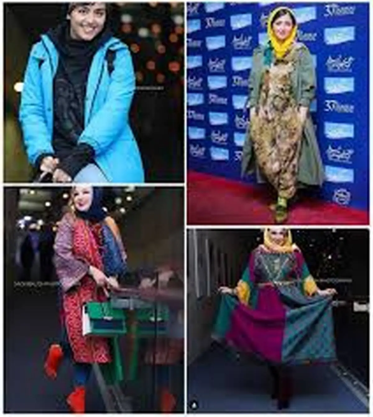 نظر سلبریتی‌ها درباره لباس‌های جنجالی‌شان در جشنواره فجر + عکس