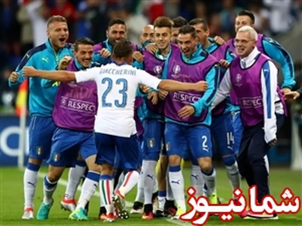 نتیجه بازی ایتالیا و بلژیک
