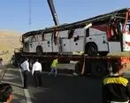 19 کشته و مجروح براثر واژگونی اتوبوس در محور شیراز _اصفهان