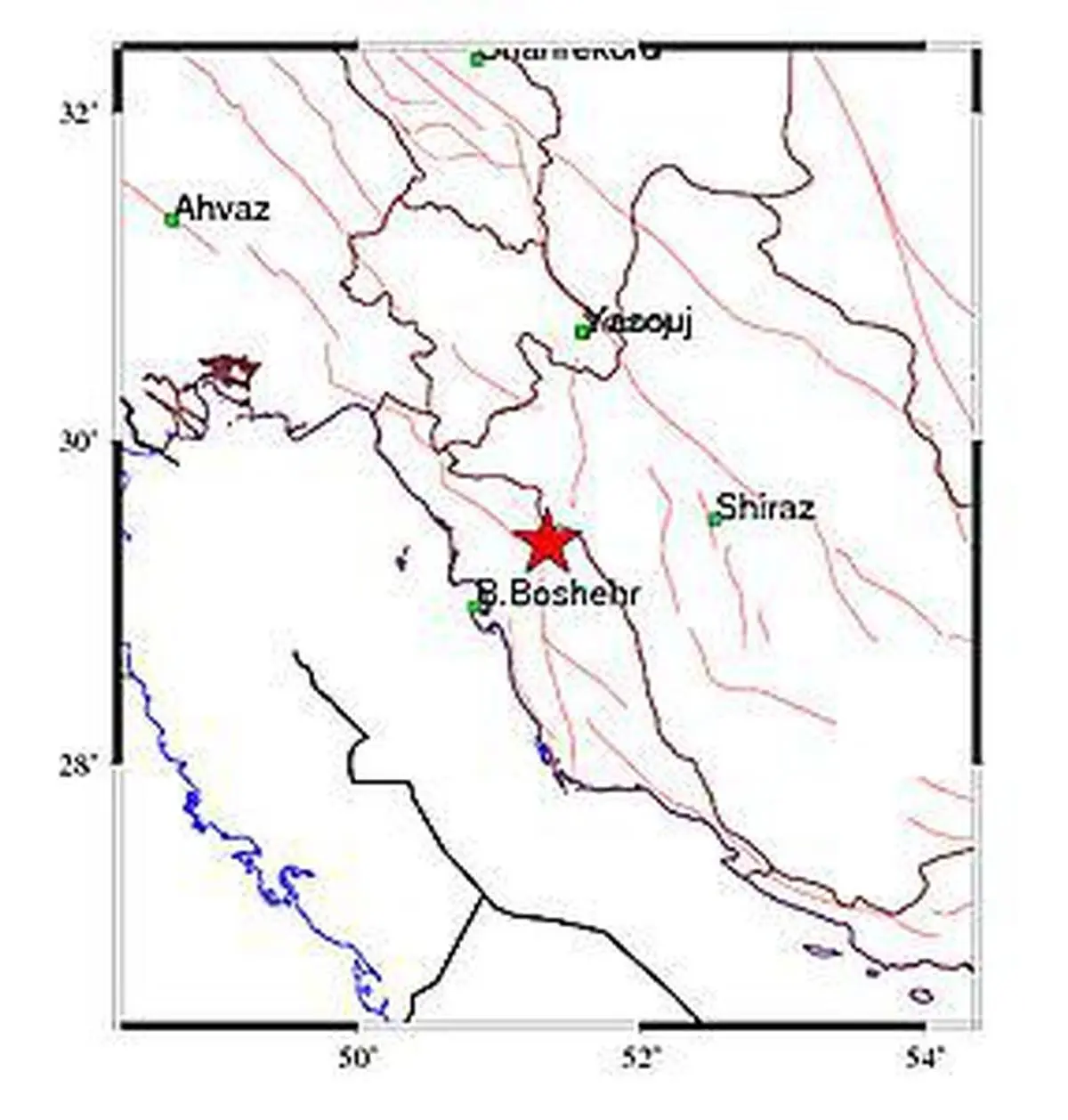 زلزله 4 و 6 دهم ریشتری در وحدتیه دشتستان