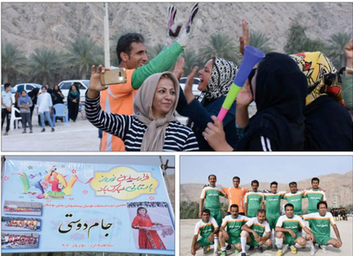 معروف شدن این روستا با زنان تماشاچی فوتبالش!