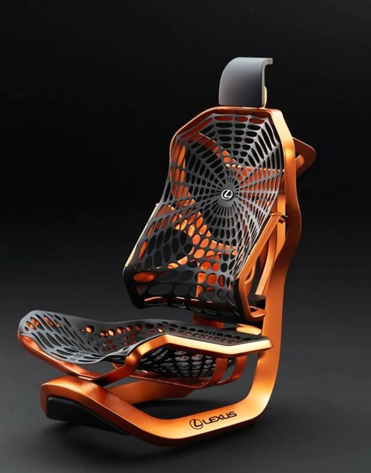 مدرن ترین صندلی خودرو که با الیاف تار عنکبوت ساخته شده