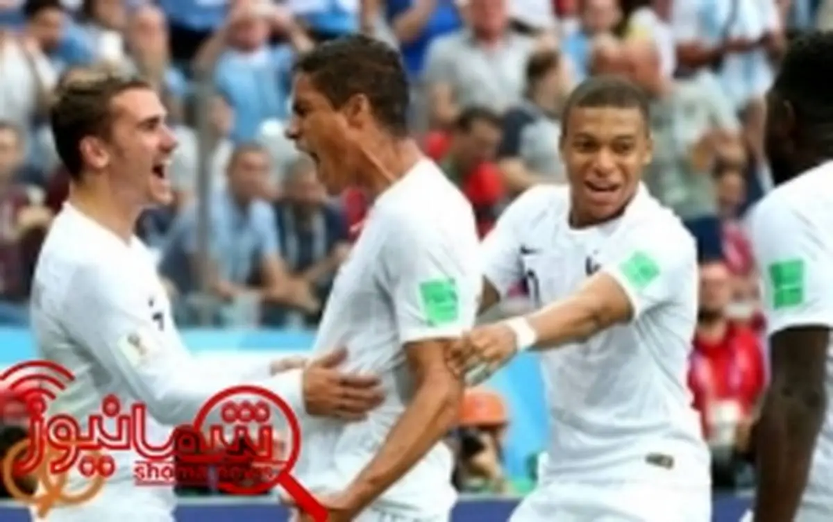 اروگوئه ۰ - ۲ فرانسه؛ خروس ها اولین صعود کننده به نیمه نهایی