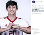 عکس سردار آزمون در صفحه اینستاگرام فیفا به بهانه شروع بازی‌های امارات 2019 +عکس