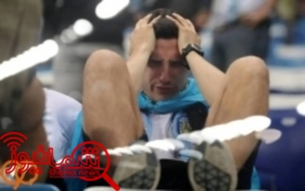 بدشانسی هوادار آرژانتینی در جام جهانی