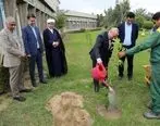 کاشت نهال به مناسبت روز درختکاری با حضور مدیر عامل منطقه ویژه اقتصادی خلیج فارس