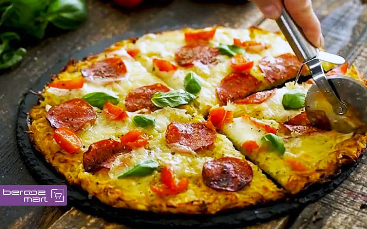 طرز تهیه پیتزا با سیب زمینی به جای خمیر | خیلی سریع پیتزا درست کن 