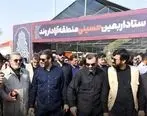 بازدید «سعید محمد» از نحوه خدمات دهی به زائران اربعین حسینی در پایانه مرزی شلمچه