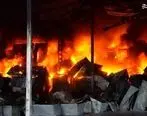 کارخانه اسنوا نابود شد | آتش به جان کارخانه اسنوا افتاد