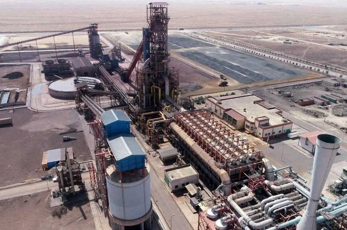رشد 10 درصدی تولید آهن اسفنجی در شرکت فولاد سفیددشت چهارمحال و بختیاری 