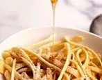 طرز درست کردن یک پنکیک متفاوت | آموزش درست کردن پنکیک اسپاگتی