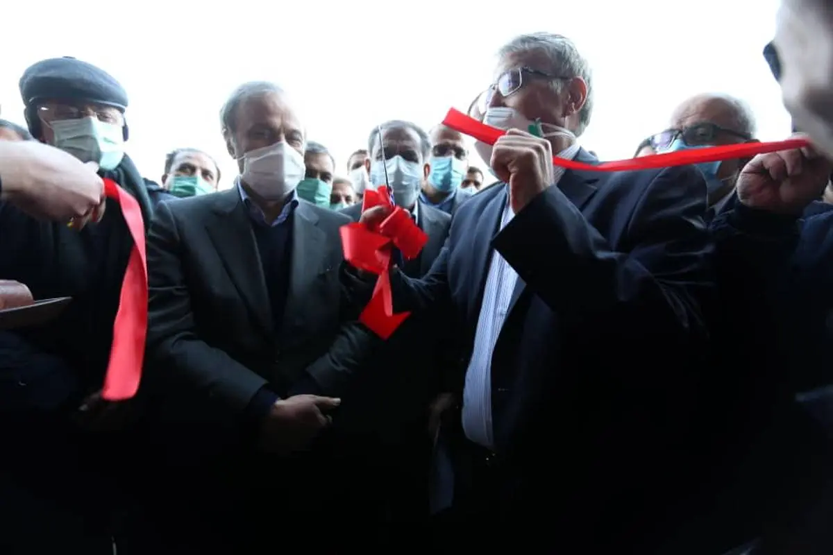 افتتاح طرح توسعه فولادسازی شرکت آریان فولاد بوئین زهرا توسط وزیر صمت