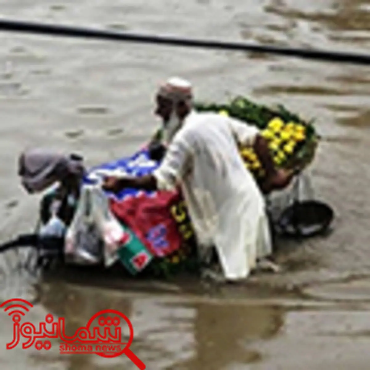 باران موسمی، لاهور پاکستان را به زیر آب برد