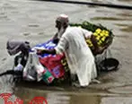 باران موسمی، لاهور پاکستان را به زیر آب برد