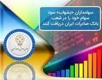 سهامداران «بشهاب» سود سهام خود را در شعب بانک صادرات ایران دریافت کنند
