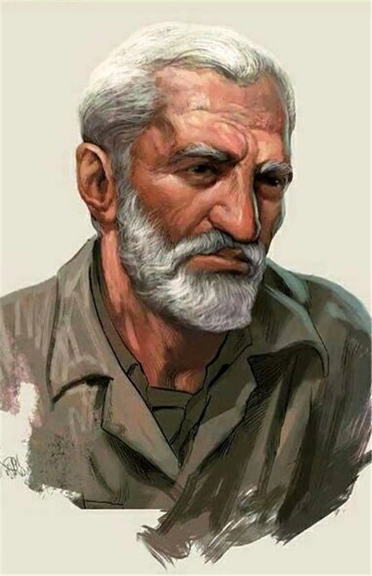 چهره حاج احمد متوسلیان پس از ۳۴ سال اسارت