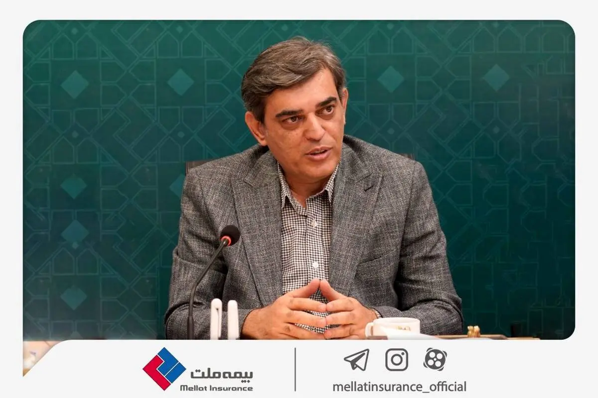 پیام تبریک محمدرضا فرهادیپور، سرپرست شرکت بیمه ملت، به مناسبت روز خبرنگار