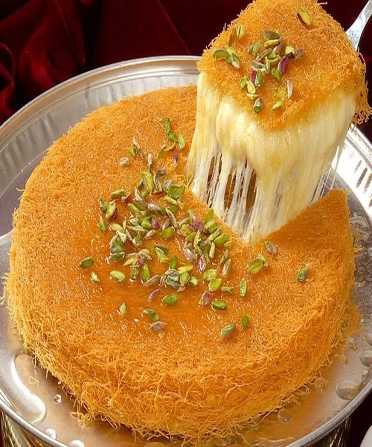 طرز تهیه کونفه کادایف پنیری یک دسر ترکیه ای خوشمزه 