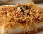 طرز تهیه دسر شعریه با کاسترد و شیر خوشمزه و عالی 