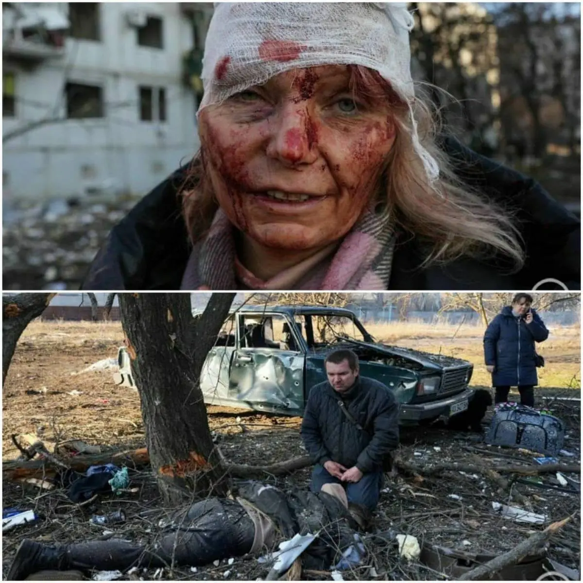 عکس جگرسوز از پیرمرد اوکراینی دلها را لرزاند | روسیه آرامش را از اوکراین گرفت