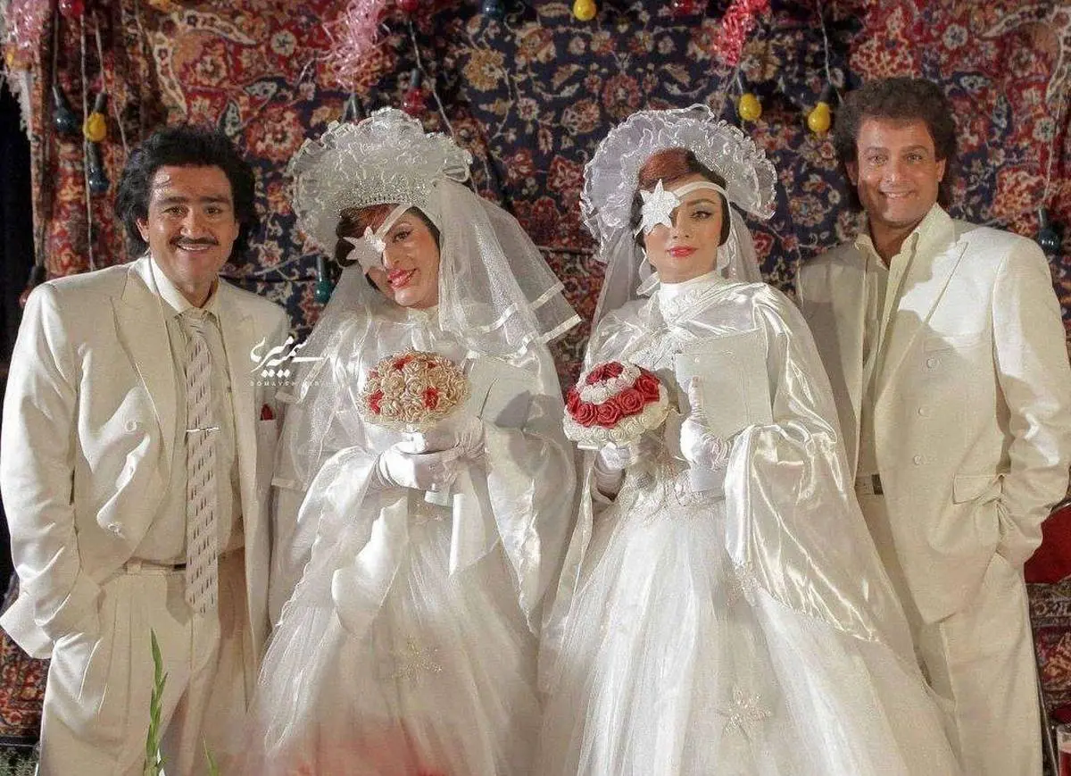 پشت صحنه سکانس عروسی مهران غفوریان در سریال نیسان آبی | فیلم عروسی مهران غفوریان