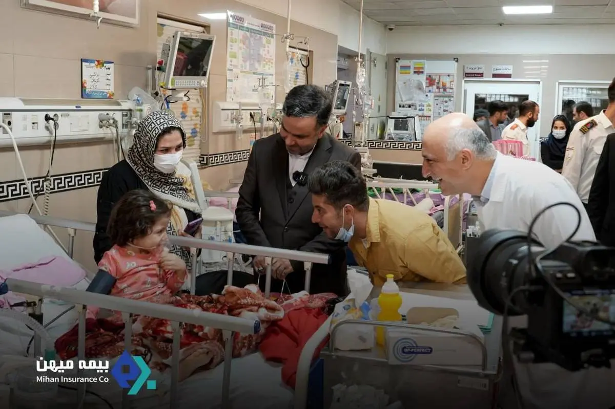 در چهارمین روز از هفته ملی کودک؛ مدیرعامل بیمه میهن از بیمارستان فوق تخصصی کودکان حضرت علی اصغر(ع) بازدید کرد