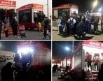 خدمت رسانی شبانه روزی خودپردازهای سیار بانک شهر به زائران اربعین در مرز مهران
