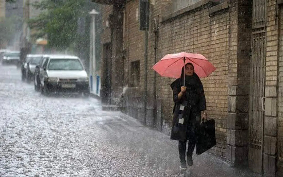 باد شدید و باران سه روزه در ایران
