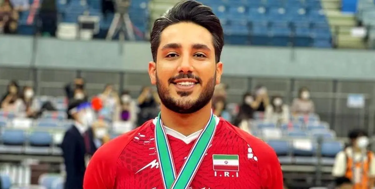 اقدام جالب لیبرو تیم ملی والیبال ایران روی سکو قهرمانی | داستان عکس آن عکس چیست؟
