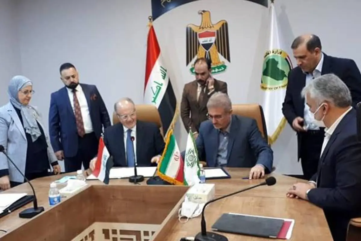 امضای اسناد پروتکل اصلاحی موافقت نامه اجتناب از اخذ مالیات مضاعف بین ایران و عراق