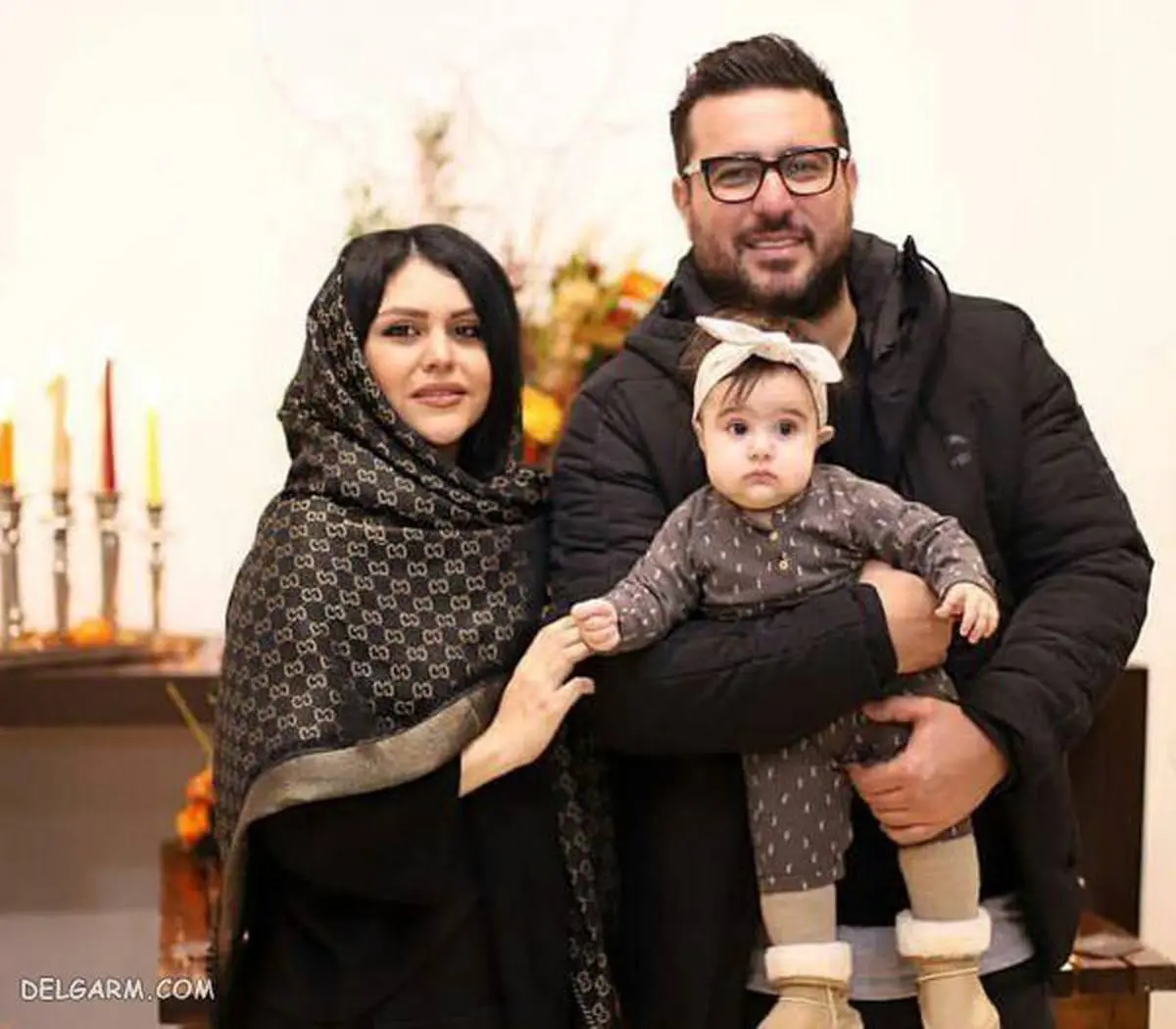 مراسم سالگرد ازدواج محسن کیایی و همسرش + عکس