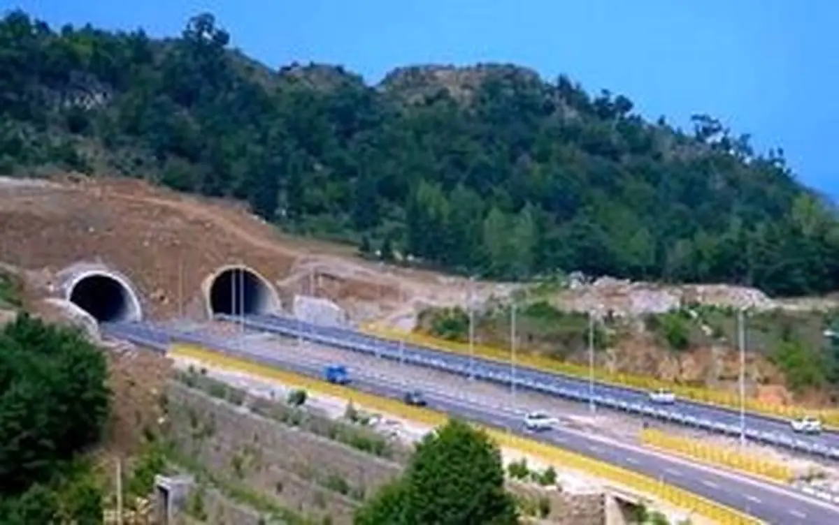 ریزش تونل در آزاد راه تهران شمال + فیلم