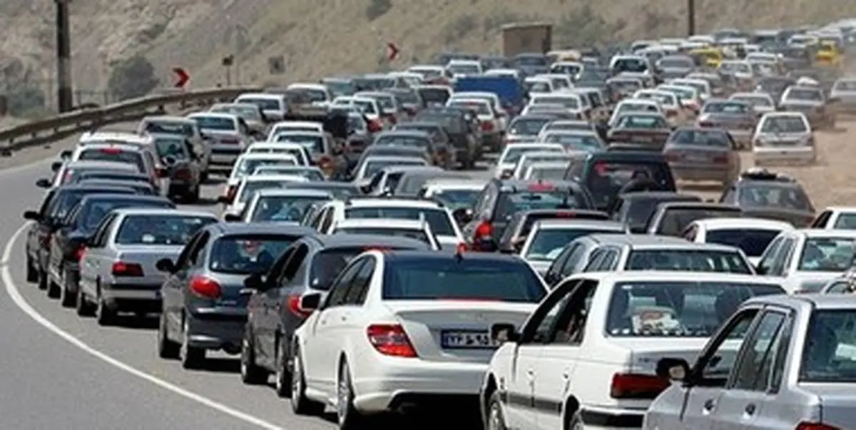 ترافیک نیمه سنگین در آزادراه کرج-تهران