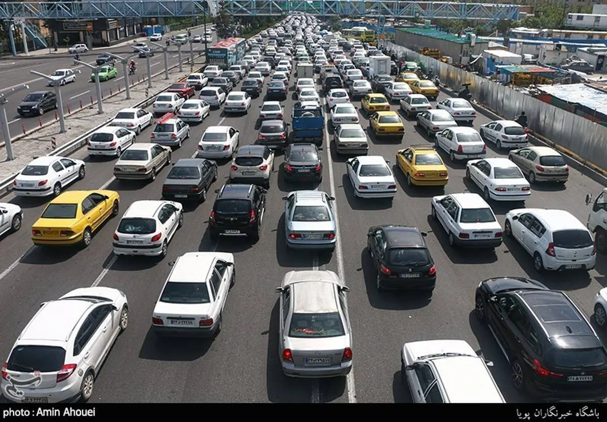 افزایش تردد در جاد‌ه‌های کشور + عکس