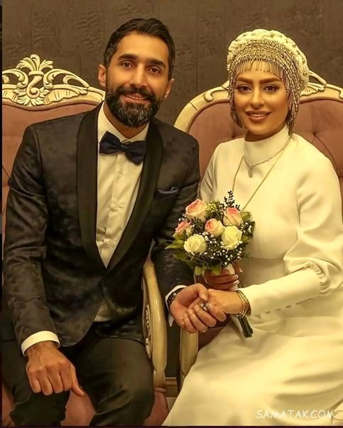 عکسهای لورفته از عروسی مجلل سمانه پاکدل و همسر میلیاردرش + عکس