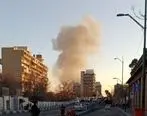 آتش سوزی مهیب در خیابان شوش تهران| انبار کفش در آتش سوخت