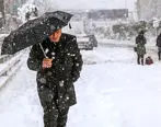 بارش شدید برف و باران در بیشتر استان‌های کشور