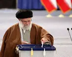 رهبر انقلاب رأی خود را در دور دوم انتخابات ریاست جمهوری چهاردهم به صندوق انداختند