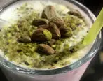 طرز تهیه شیر پسته مخصوص و خوشمزه خانگی با بستنی و عسل