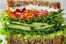 درست کردن ساندویچ سبزیجات خوشمزه و عالی / آموزش تهییه یاندویچ سبزیجات برای محل کار