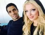 سپهر حیدری فوتبالیست معروف و همسرش + تصاویر