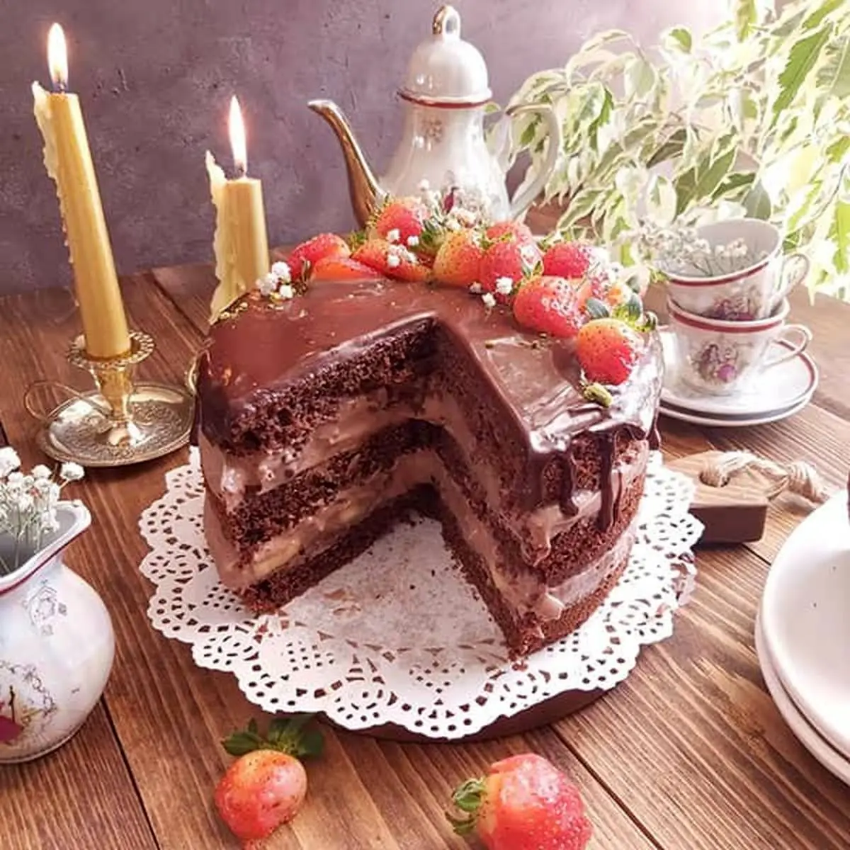 این کیک خوشمزه رو برای روز مادر آماده کن | طرز تهیه کیک شکلاتی خوشمزه + فیلم 