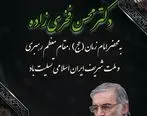 روابط عمومی ذوب‌آهن اصفهان با صدور پیامی شهادت شهید فخری زاده را تسلیت گفت